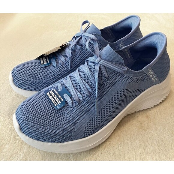 Skechers Slip-Ins Ultra Flex 3.0 Periwinkle Walking Shoes 149710 Size 8.5 NEW - Picture 4 of 10